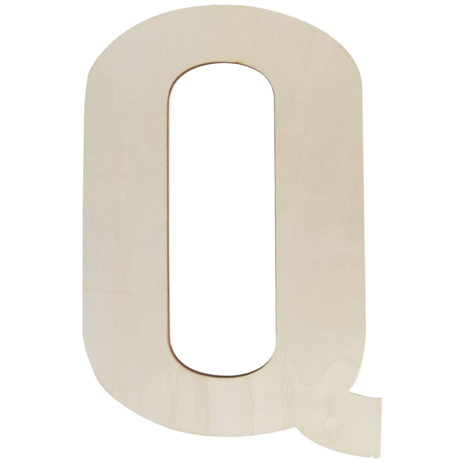 Unfinished Wooden Letter Style Surface for DIY Arts Crafts Home Decor Projects