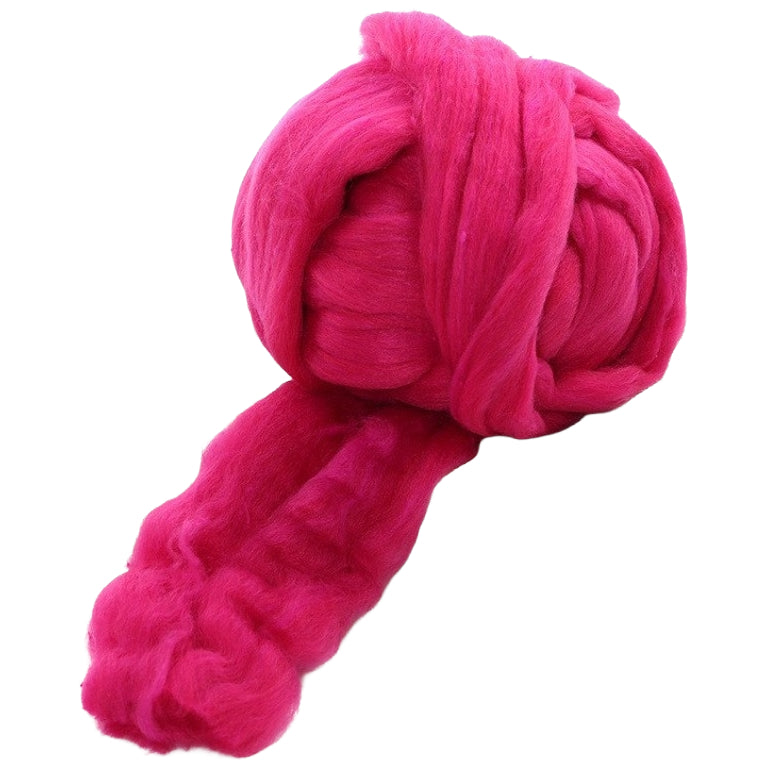 100g Wool Roving 8cm Thick Natural Fiber for Needle Felting Spinning Weaving and DIY Craft Projects