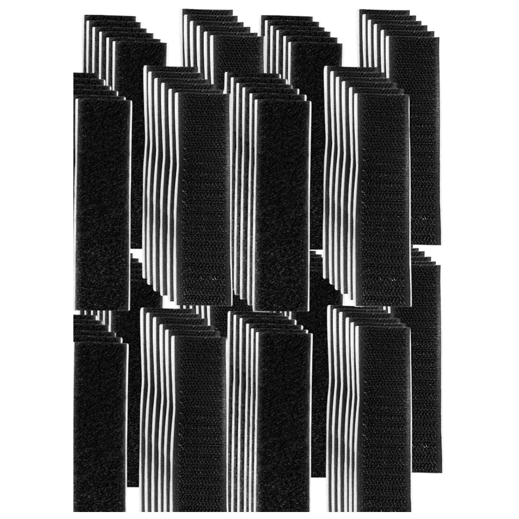 Heavy Duty Adhesive Hook and Loop Fastener Strips Double Sided Strong Backing for Home Office School