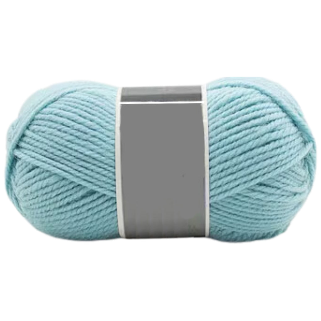 Bulky Merino Wool and Acrylic Blended Knitting Yarn for Craft Projects, 100 Grams/3.53oz 120 Yards