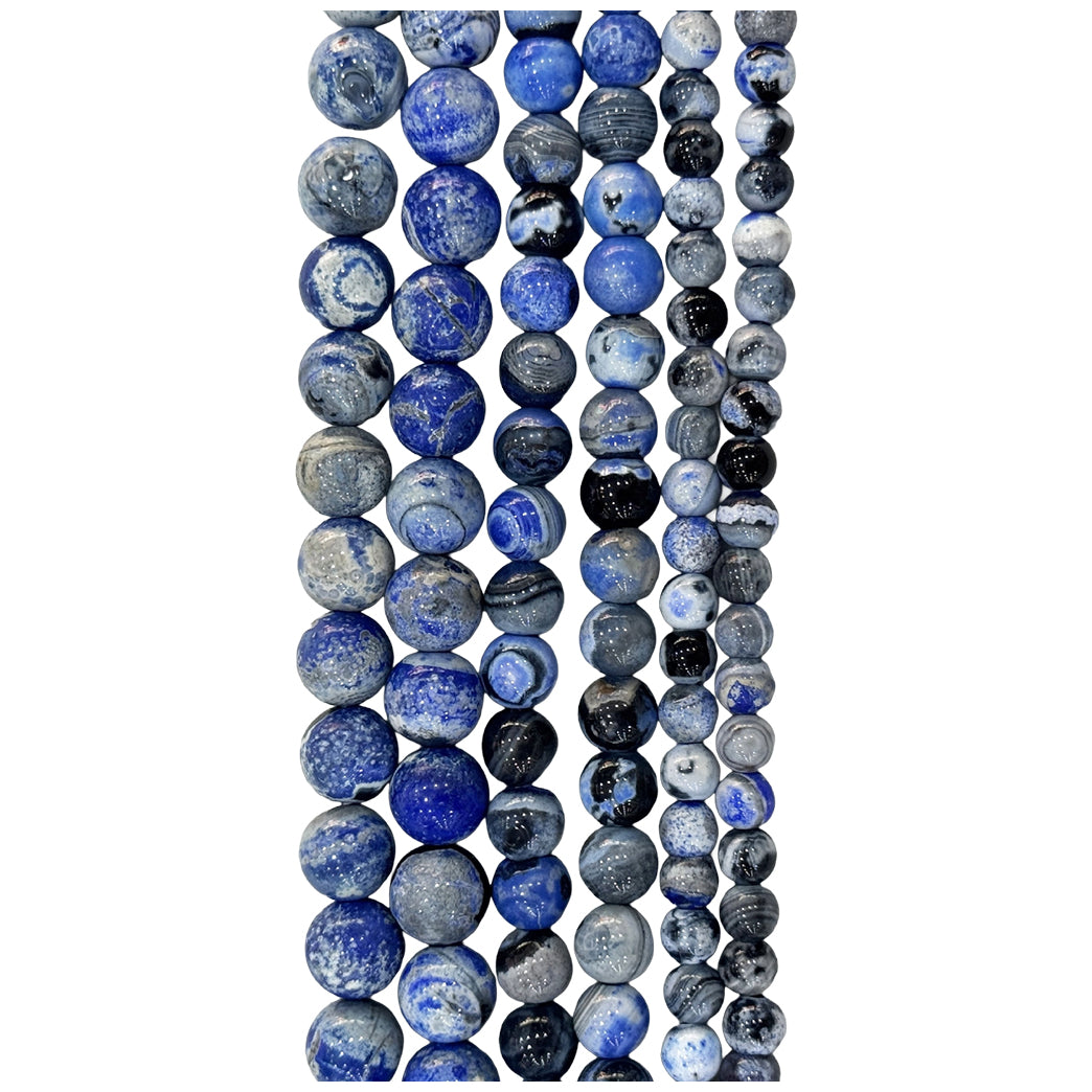 Natural Hematite Gemstone Round Beads 15 Inch Strand for Jewelry Making and Craft Design