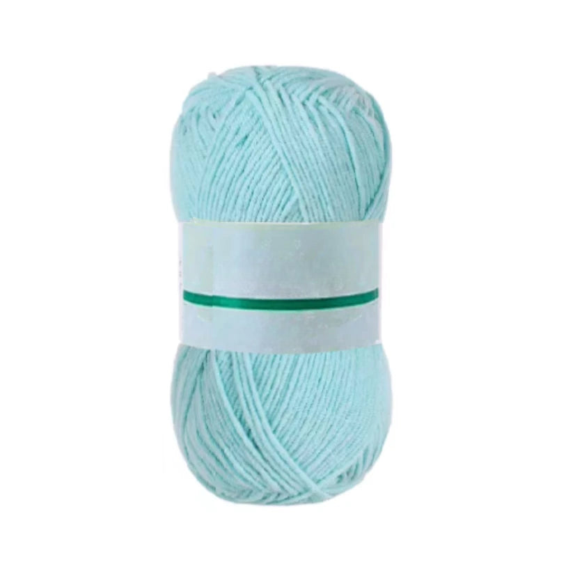 Premium Cotton Yarn – Soft, Super Fine #1 for Crochet & Knitting, 50 Grams/1.76oz 186 Yards