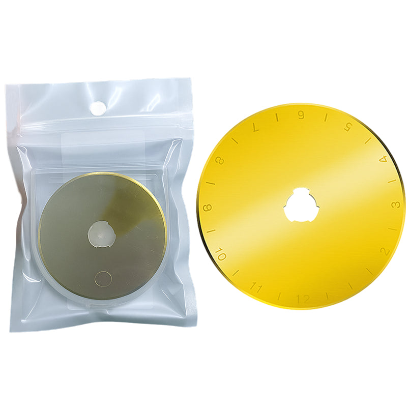 Rotary Cutter Replacement Blades for Fabric, Paper, Leather, Sewing, Quilting, and Craft Projects