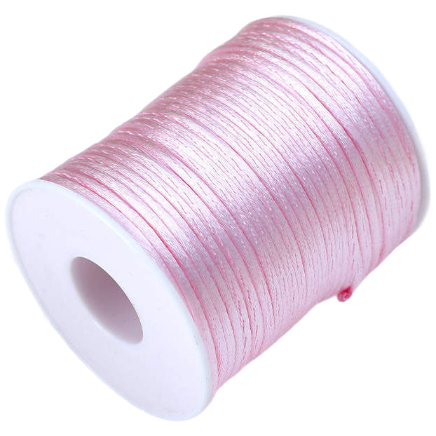 1mm Black Nylon String Cord 110Yards Braided Jewelry Thread for Bracelet and Macrame Crafts