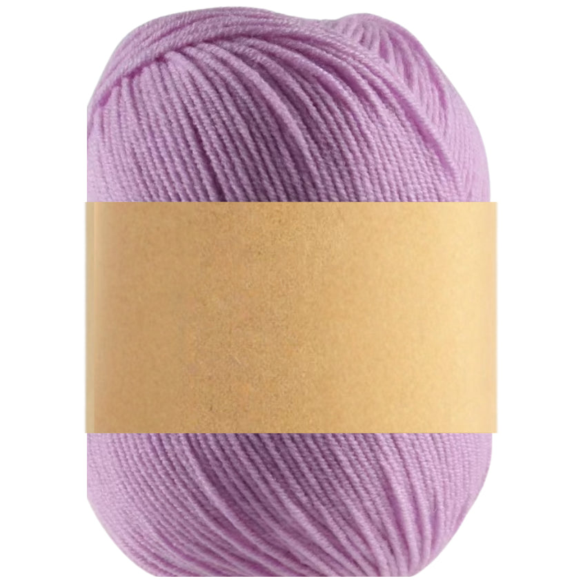 Silk Effect Microfiber Acrylic Yarn, Solid Colors for Baby Projects, 50 Grams/1.76oz 191 Yards