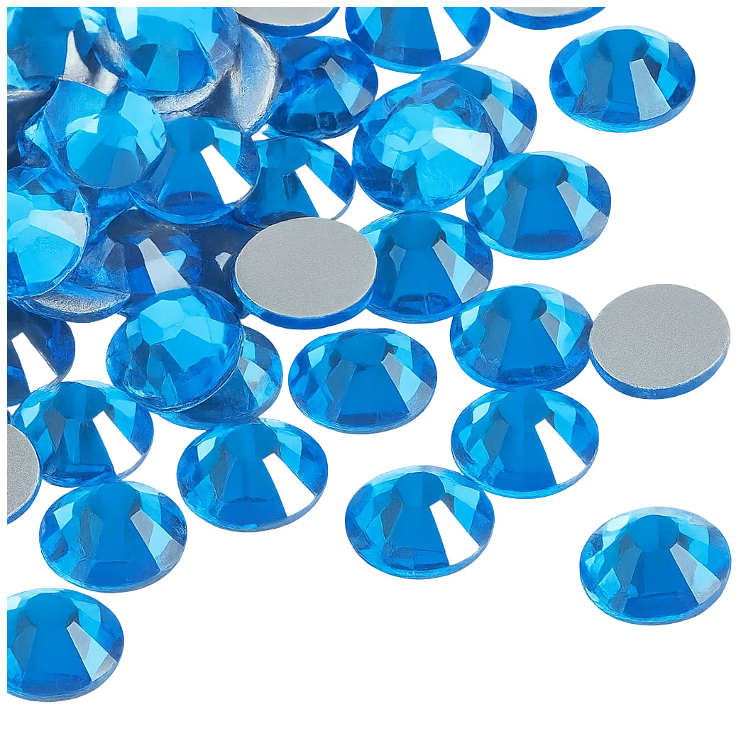 Shiny Hotfix Flatback Glass Rhinestones for Nail Art, Clothing, Crafts, DIY Crystal Decorations
