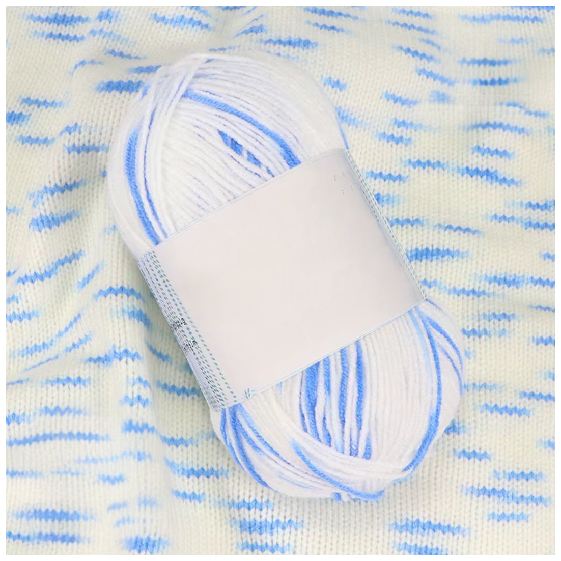 Soft Acrylic Variegated Baby Yarn – Fingering Weight for Knitting & Crochet, 50g/1.76oz 191 yards