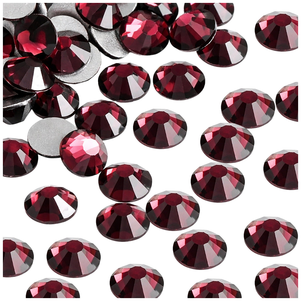 Shiny Hotfix Flatback Glass Rhinestones for Nail Art, Clothing, Crafts, DIY Crystal Decorations