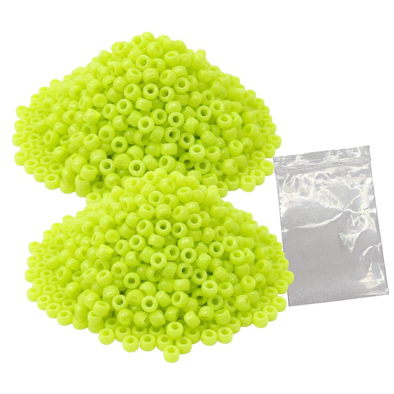 Plastic Pony Beads for Bracelets, Hair Braids, Jewelry Making and DIY Craft Projects