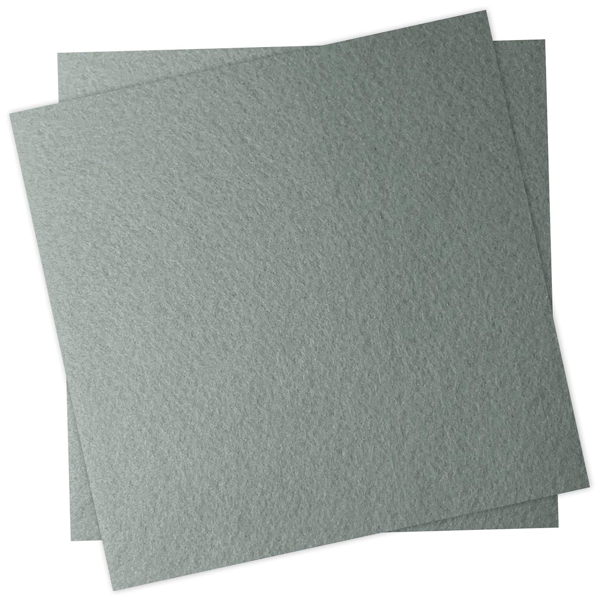 Polyester Felt Fabric Sheets, 12 x 12 Inches, 1 mm Thick for Sewing and Crafts, Pack of 2