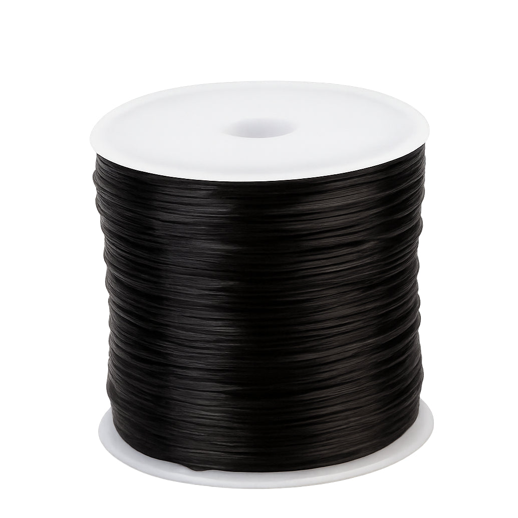 0.8mm Clear Crystal Elastic Beading Cord 197ft Stretch String for Bracelets and Jewelry Making