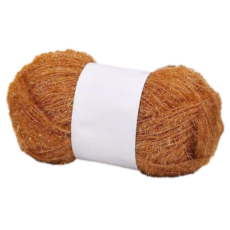 Sparkling Scrubby Yarn for Dishcloths 50g/1.76oz 109 Yards, Durable Polyester Yarn for Crocheting
