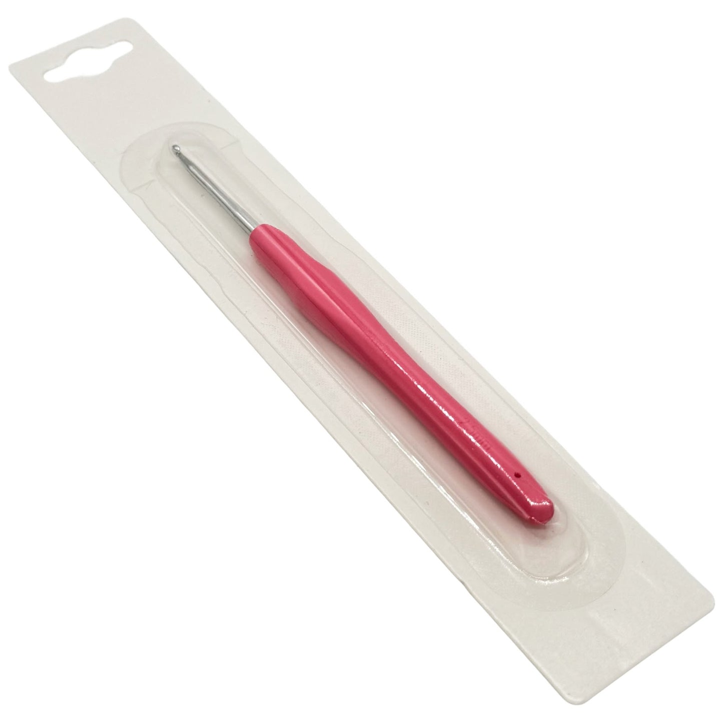 Steel Crochet Hook Set with Soft Grip Handles in Pastel Colors for Knitting