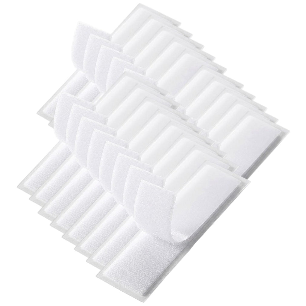 Strips with Adhesive for Fabric, No Sew Stick On for Fabric, Sticky Back for Clothes, Curtains - Heavy Duty Double Sided Hook and Loop Hem Tape Fasteners, No Sewing No Iron