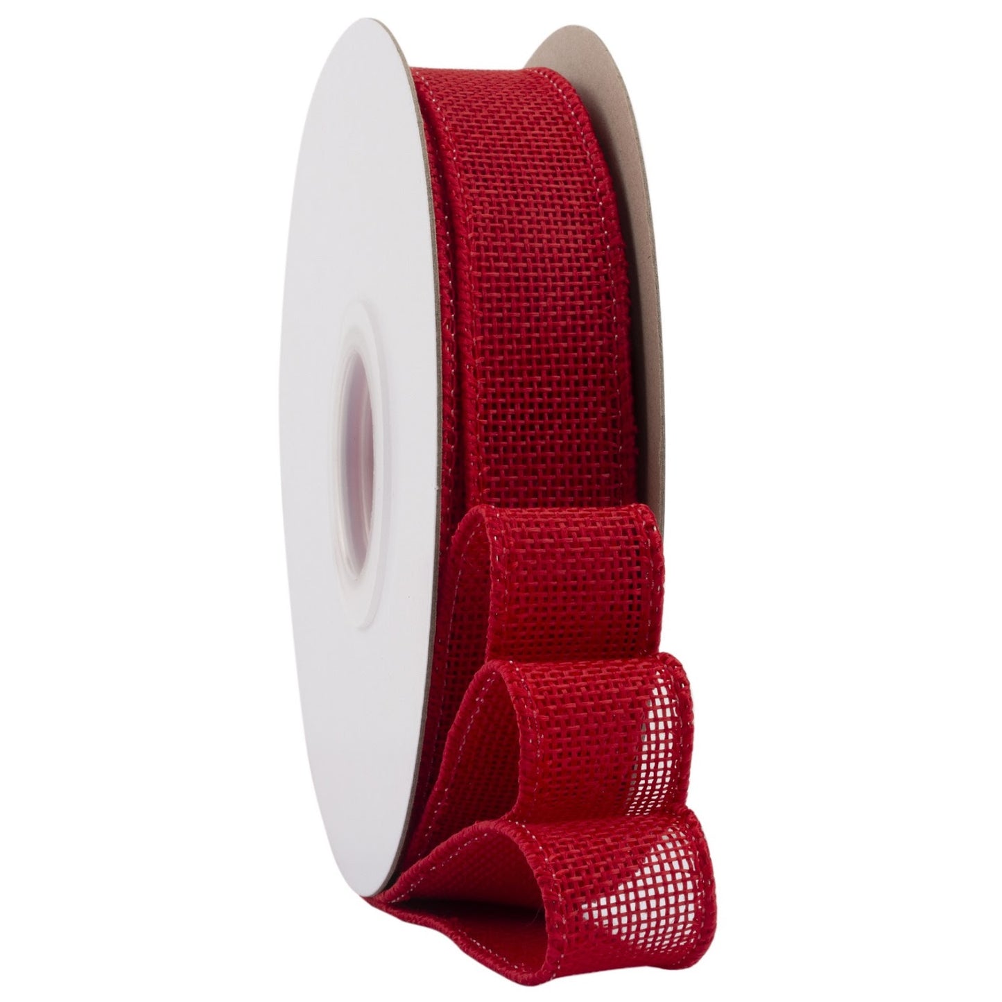 Burlap Wired Edge Ribbon 1.5 Inch x 10 Yards Natural Solid for Bows, Wreaths, and Decorations