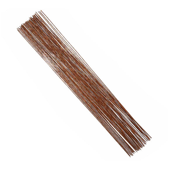 18 Gauge Floral Stem Wire 16 Inch White for Wreaths Bouquets Floral Crowns and Craft Decorations, Pack of 50