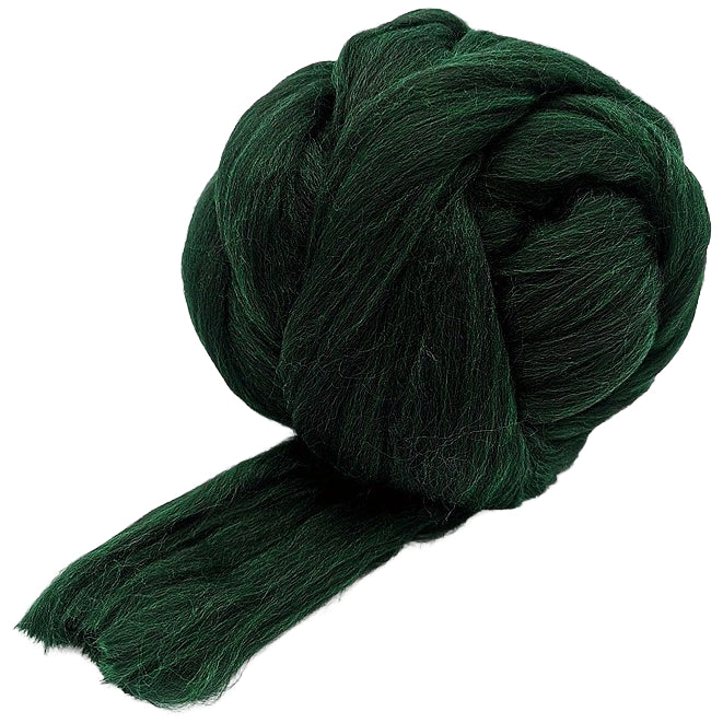 100g Wool Roving 8cm Thick Natural Fiber for Needle Felting Spinning Weaving and DIY Craft Projects