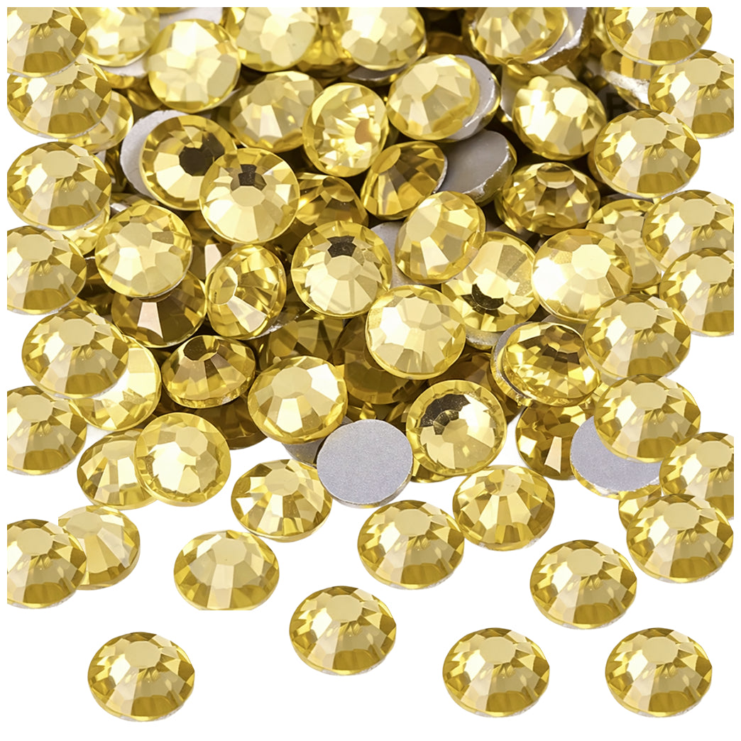 Shiny Hotfix Flatback Glass Rhinestones for Nail Art, Clothing, Crafts, DIY Crystal Decorations