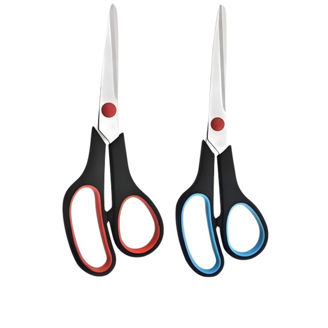 8 Inch Titanium Non Stick Scissors Professional Stainless Steel Comfort Grip Office Craft DIY Use, Pack of 2