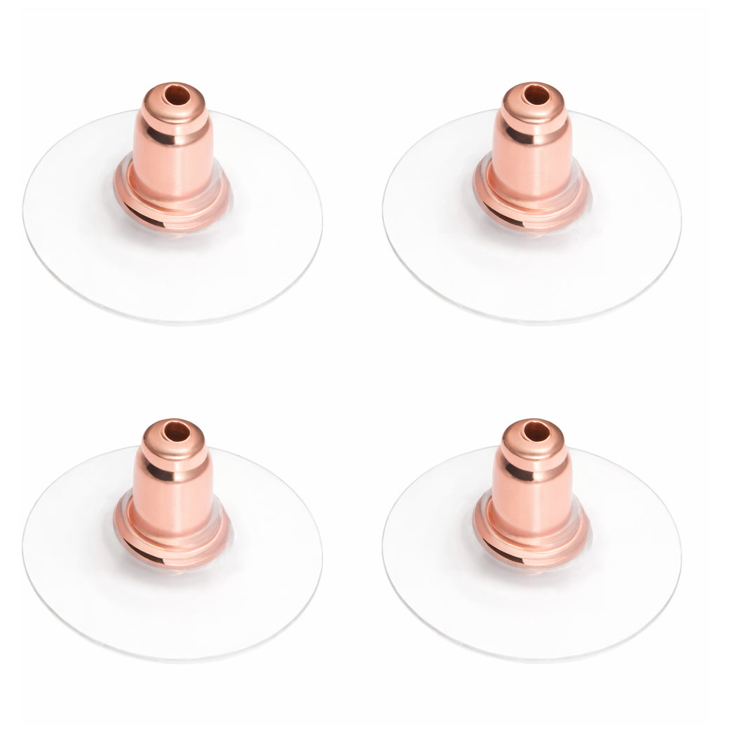 Clear Silicone Earring Backs Hypoallergenic Soft Rubber Stud Earring Safety Stoppers