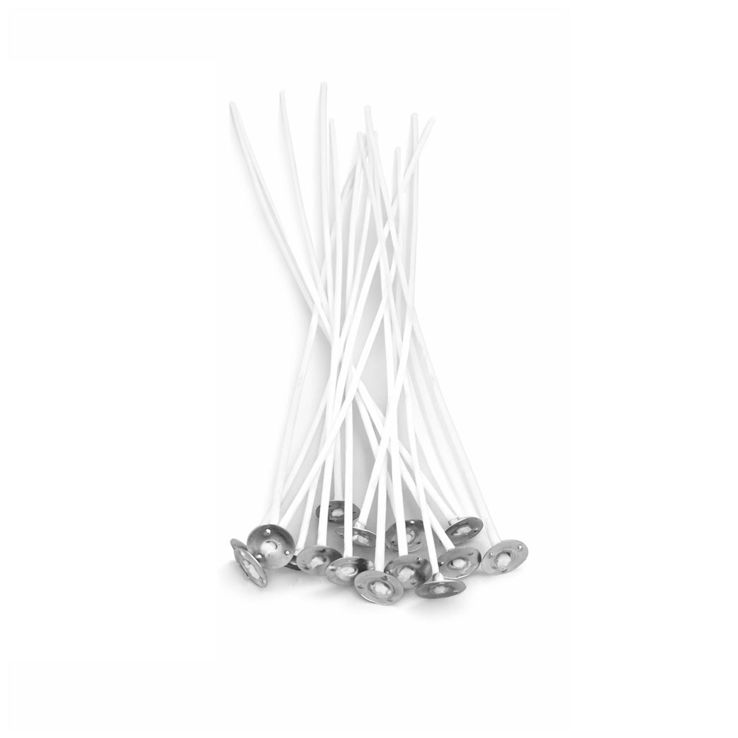 Pre-Waxed Natural Cotton Candle Wicks Low Smoke Candle Making Wicks for DIY Candle Crafting Kits, Pack of 100