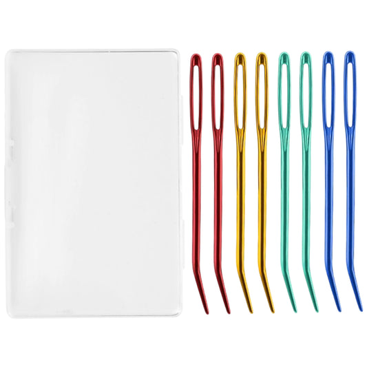 2.75 Inch Large Eye Blunt Yarn Needles for Knitting, Crochet, and Darning, Pack of 8