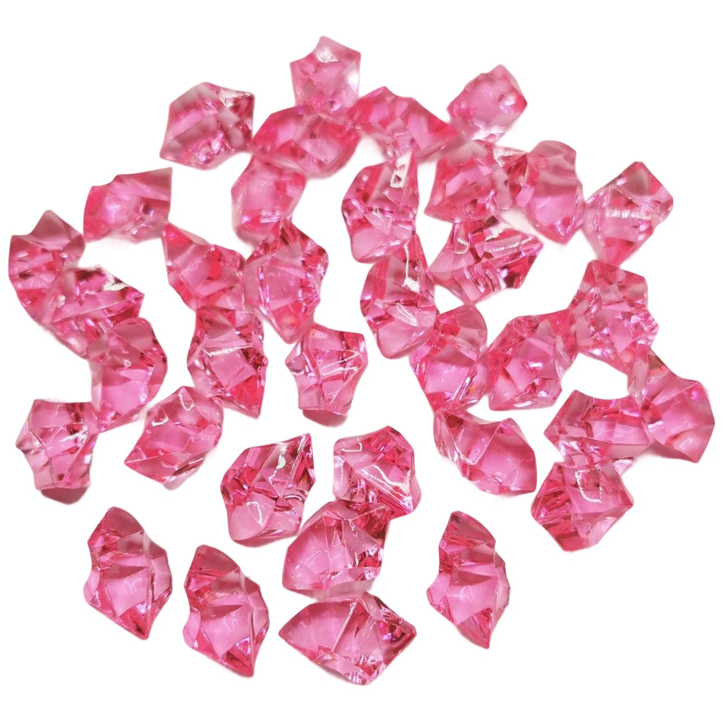 Clear Acrylic Fake Ice Diamonds Vase Fillers For Wedding Centerpieces Party Table Decor, Pack of 260
