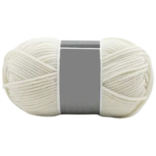 Bulky Merino Wool and Acrylic Blended Knitting Yarn for Craft Projects, 100 Grams/3.53oz 120 Yards