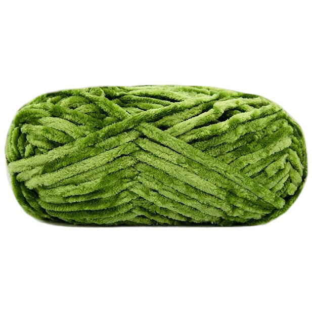 Thick Velvet Chenille Yarn 100 Grams/3.52oz 87.5 yards Skein Soft Chunky Plush Yarn for Knitting and Crocheting