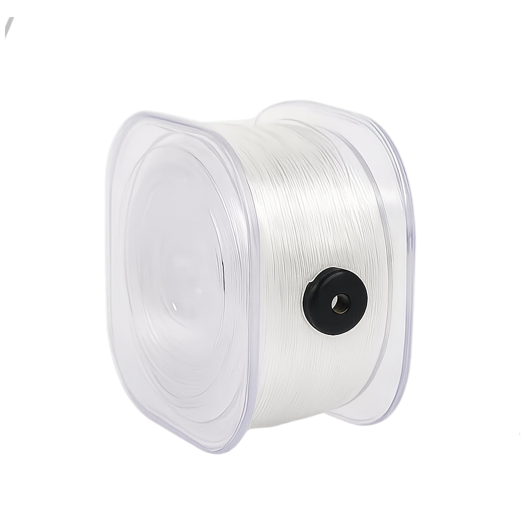 Transparent Elastic Beading Cord 0.8mm x 90m for Bracelets, Jewelry Making, and DIY Crafts