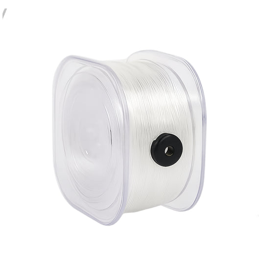 Transparent Elastic Beading Cord 0.8mm x 90m for Bracelets, Jewelry Making, and DIY Crafts