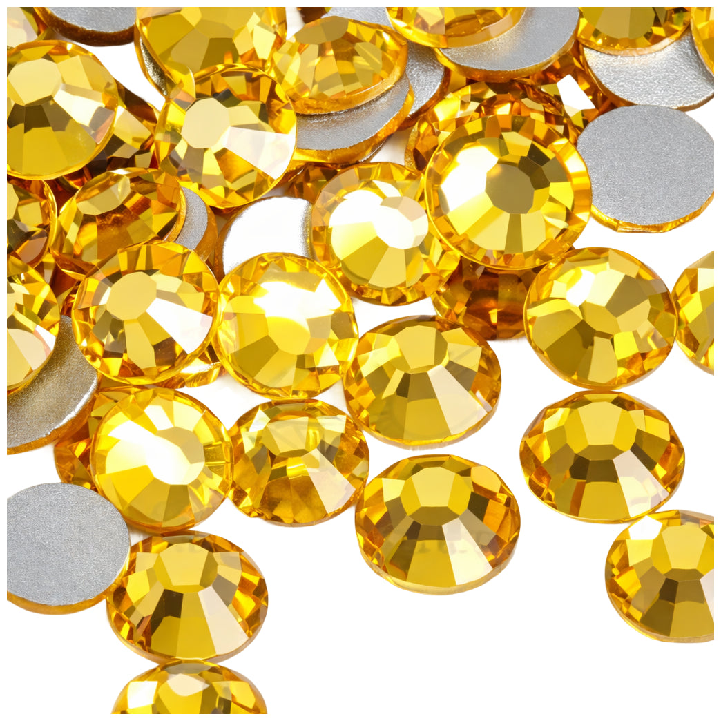 Shiny Hotfix Flatback Glass Rhinestones for Nail Art, Clothing, Crafts, DIY Crystal Decorations