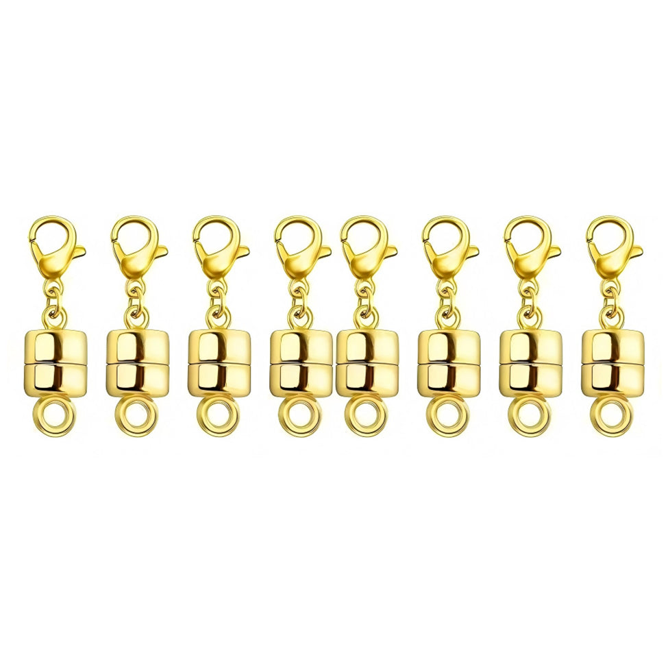Magnetic Necklace Clasps Gold Silver Plated Bracelet Converter Chain Extender Jewelry Closures