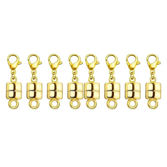 Magnetic Necklace Clasps Gold Silver Plated Bracelet Converter Chain Extender Jewelry Closures
