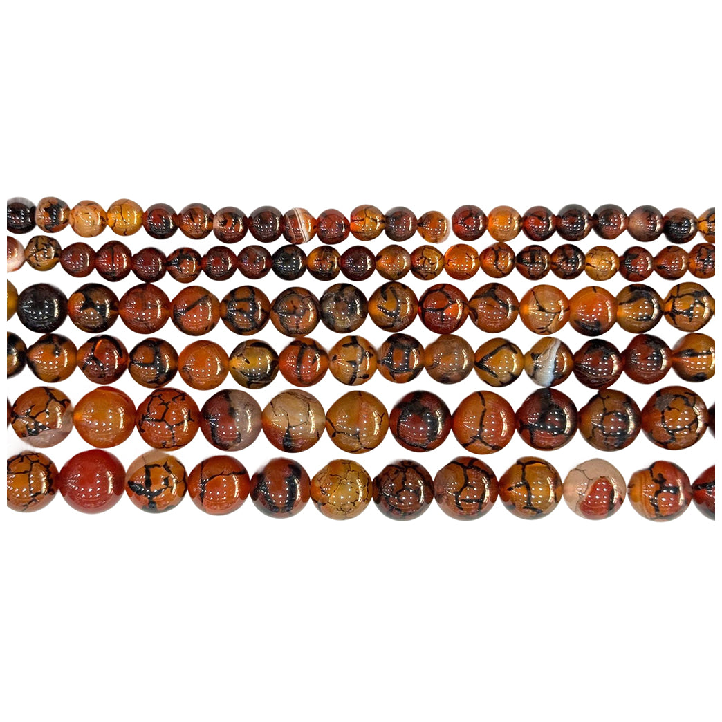 Natural Hematite Gemstone Round Beads 15 Inch Strand for Jewelry Making and Craft Design
