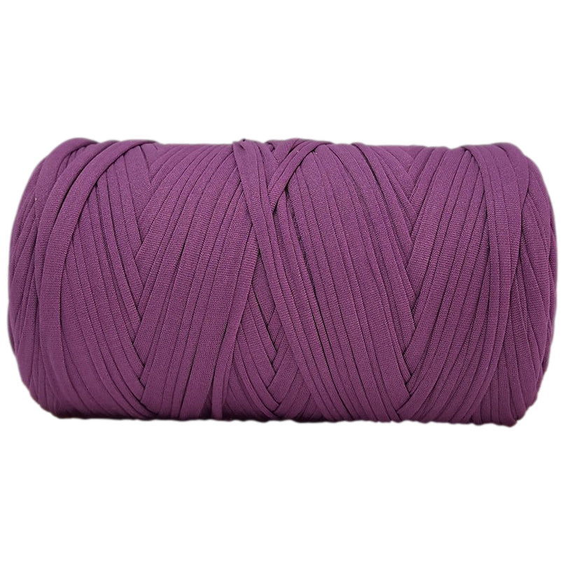 Polyester T-Shirt Yarn Thick Crochet Fabric Ribbon for Knitting Bags, Rugs, and Crafts, 400 Grams/14.11oz, 142.17 yards
