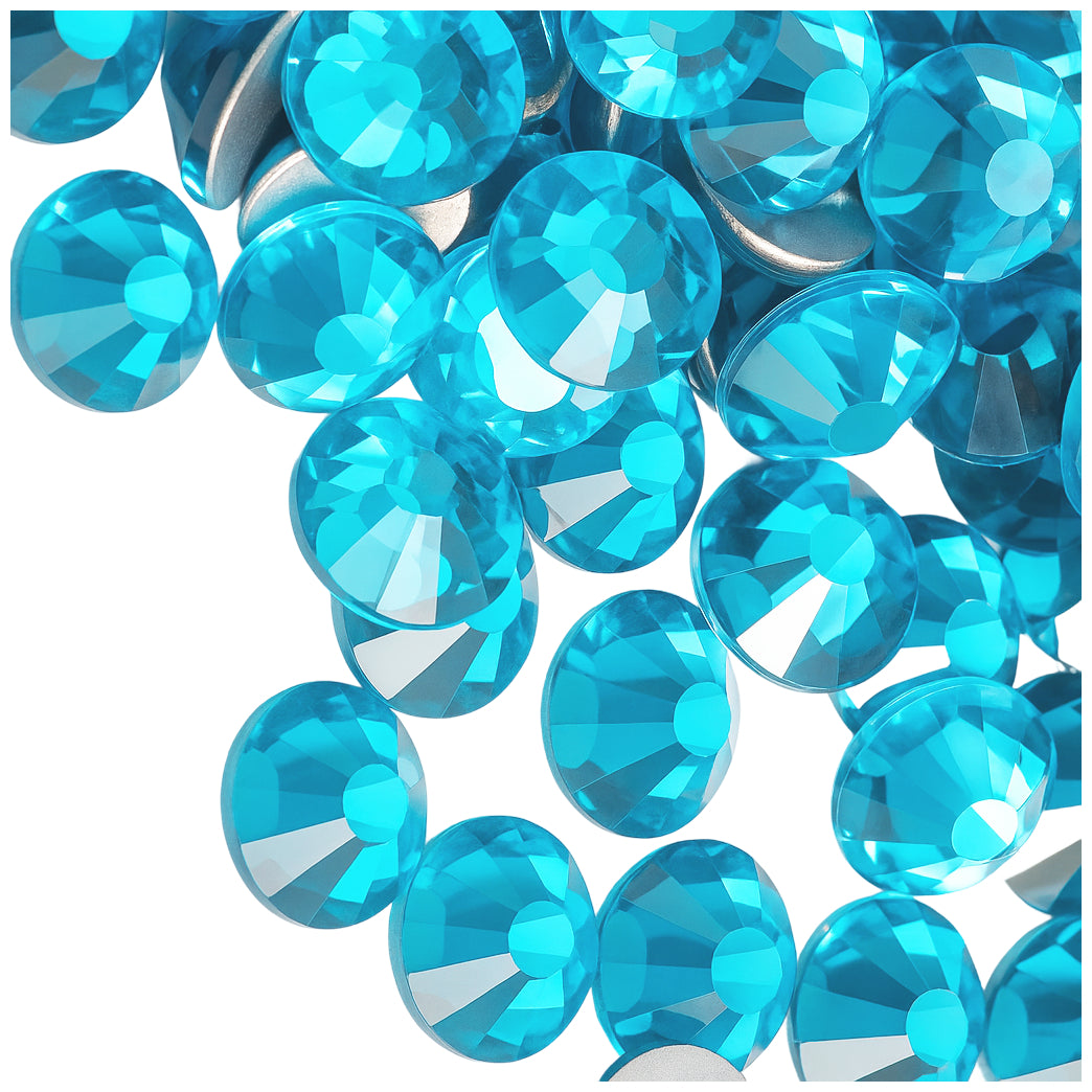 Shiny Hotfix Flatback Glass Rhinestones for Nail Art, Clothing, Crafts, DIY Crystal Decorations