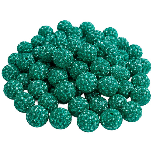 Sparkle Rhinestone Clay Beads Round Disco Spacer Beads for Jewelry Making, Bracelets, Earrings and DIY Craft Projects