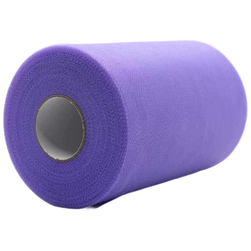 6 Inch x 100 Yards Polyester Tulle Fabric Roll for Crafts, Gift Wrapping & Party Decorations