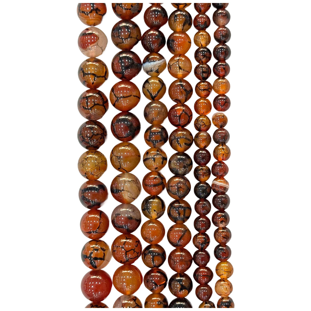 Natural Hematite Gemstone Round Beads 15 Inch Strand for Jewelry Making and Craft Design