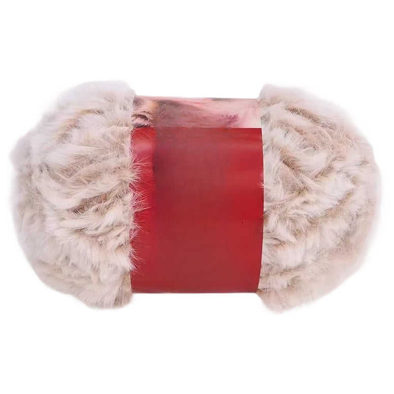 Luxurious Chunky Faux Fur Velvet Mink Yarn 100 Grams/3.53oz, 71.08 Yards for Knitting Fuzzy Clothes, Pillows and Decor