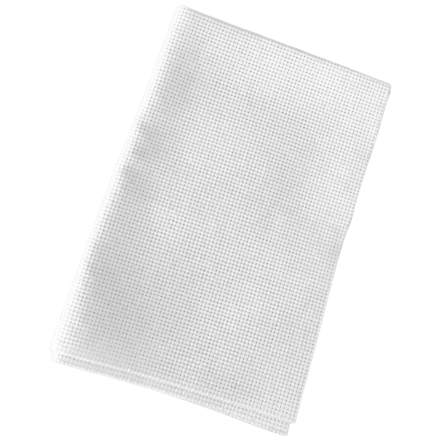 14 Count Natural Craft Waste Canvas for Cross Stitch Motifs on Garments Accessories and Home Decor
