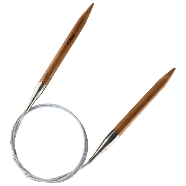 32-Inch Bamboo Circular Knitting Needle for DIY Handmade and Various Yarn Weaving Projects
