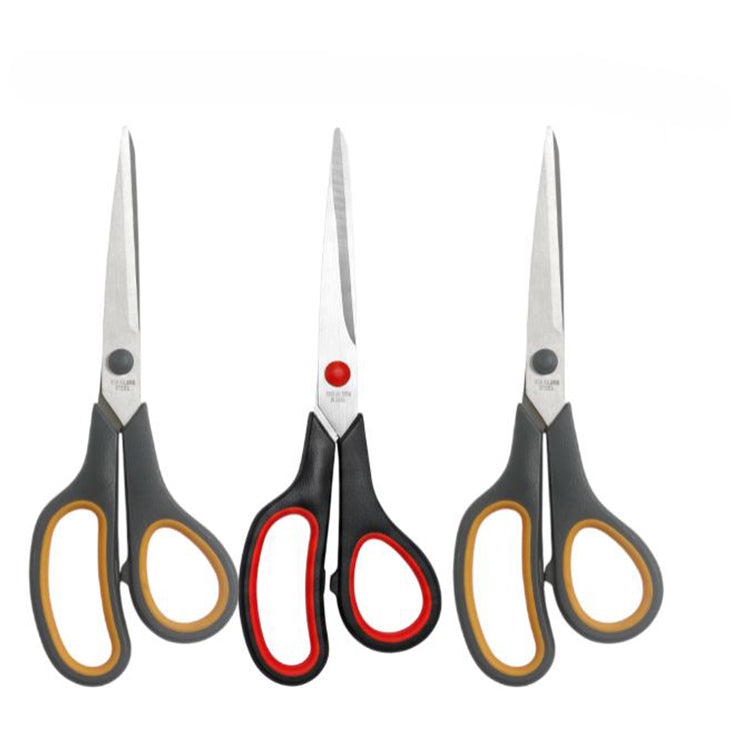 Multipurpose Scissors with Ergonomic Handles for Home, Office, Sewing and Craft Cutting, Pack of 3