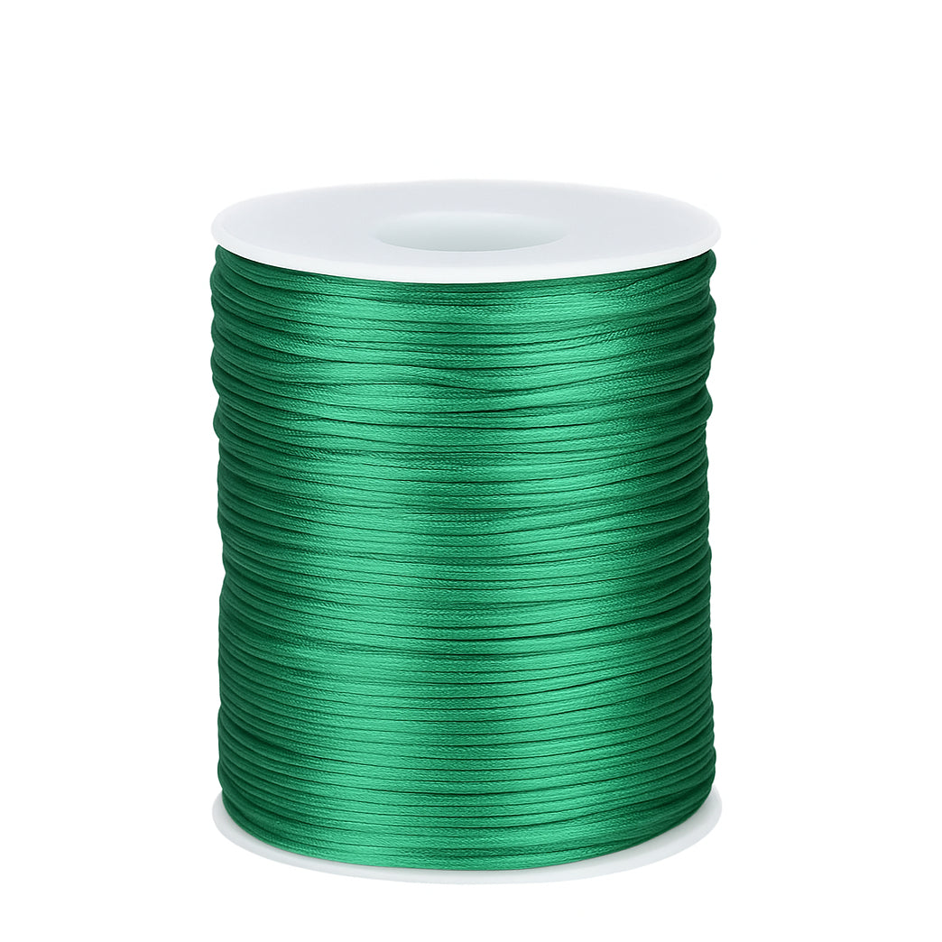 1.5mm Nylon Cord 110 Yards Strong Braided Beading Thread for Jewelry, Crafts, and Macrame