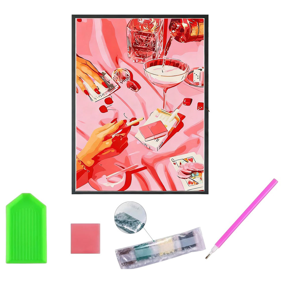 5D Full Drill Diamond Painting Kit 30x40cm HD Canvas with Tools for DIY Wall Decor Gift Crafts