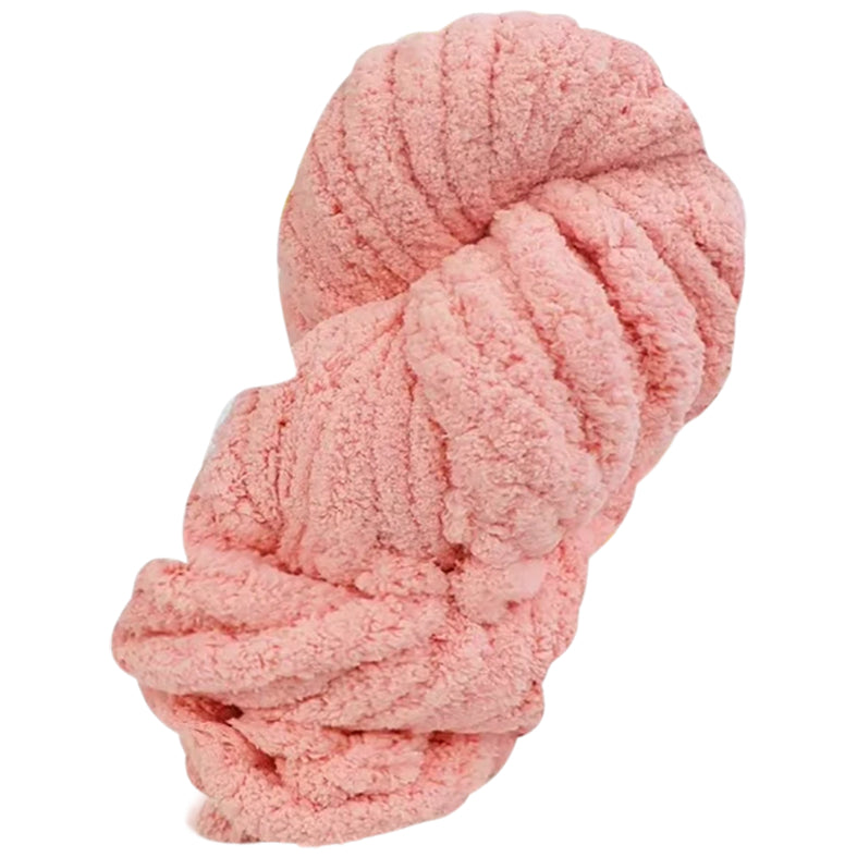 Super Chunky Chenille Yarn Soft Thick Fluffy Polyester for Arm Knitting Blankets and Home Decor, 20mm Thick 250 Grams/8.82oz 27.34 yards