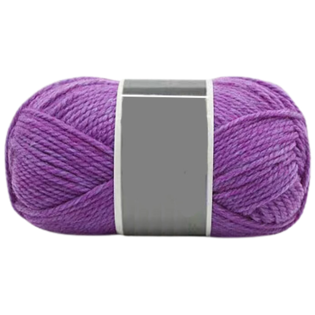 Bulky Merino Wool and Acrylic Blended Knitting Yarn for Craft Projects, 100 Grams/3.53oz 120 Yards
