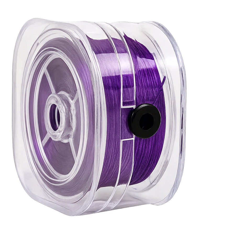 Transparent Elastic Beading Cord 0.8mm x 90m for Bracelets, Jewelry Making, and DIY Crafts