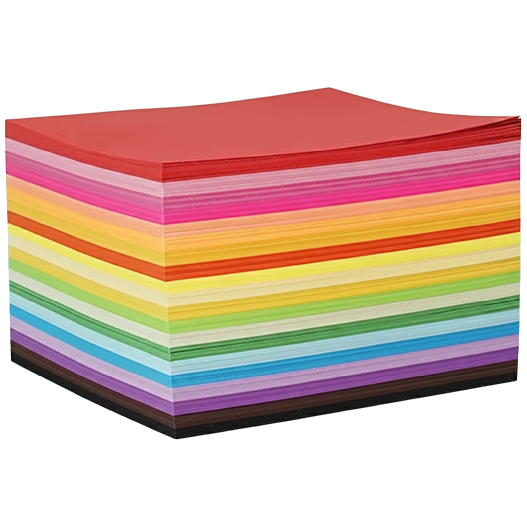 Double Sided Origami Paper 200 Sheets Colorful Square Easy Fold for Beginners and Kids